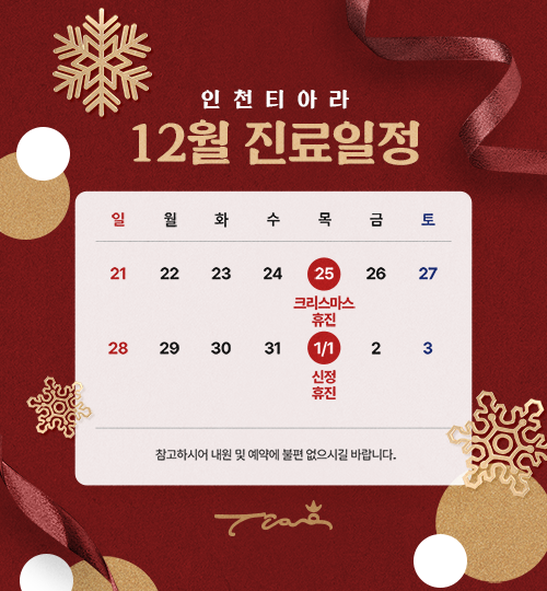 12월진료일정